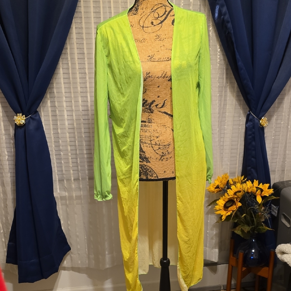 Vibrant Ombre Long Cover Up